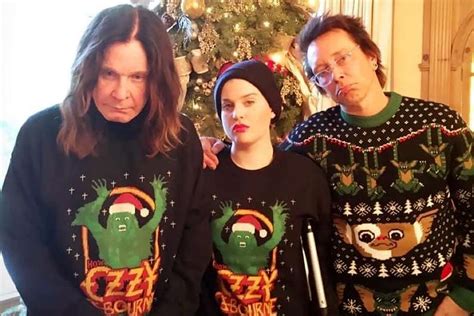 Ozzy Osbourne Gets Festive With Grinch Themed Christmas Sweater