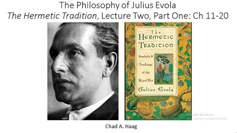 The Philosophy Of Julius Evola The Hermetic Tradition Lecture Two Youtube