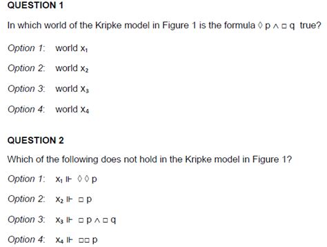 Solved Figure Kripke Model Used In Questions To R Nin Chegg