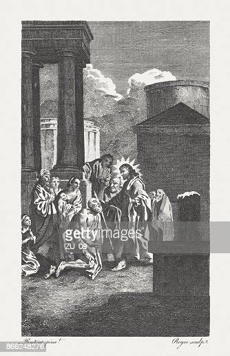 Blind Bartimaeus Receives His Sight Published 1774 High Res Vector Graphic Getty Images