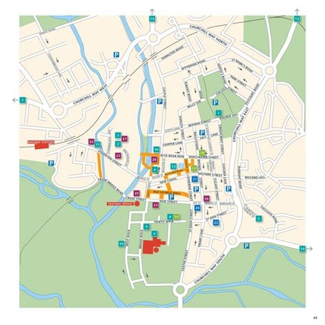 Salisbury Tourist Map - Salisbury UK • mappery