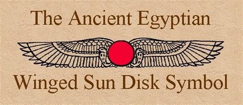 Eclipsology The Winged Sun Disk Symbol Of Ancient Egyptian Religion