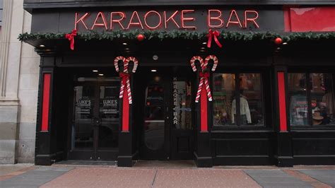 Karaoke Bar Entryway Downtown Nashville K Stock Footage Sbv