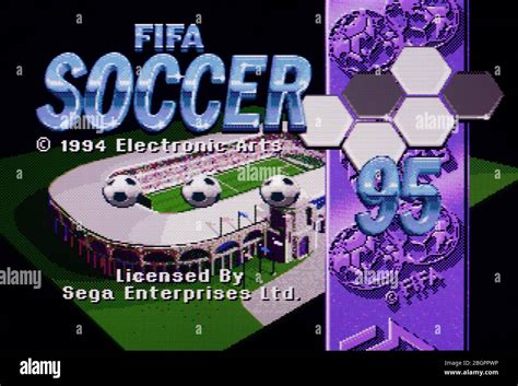 FIFA Soccer 95 Sega Genesis Mega Drive Editorial Use Only Stock