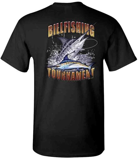 Billfishing Tournament Big Game Billfish Tee Saltwater Fishing Mens T