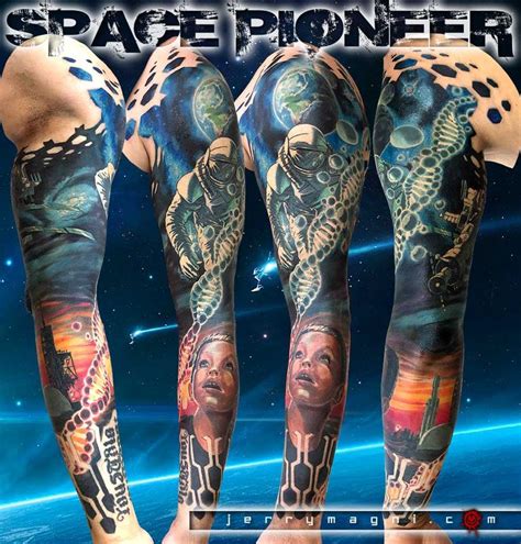 Space Pioneer By Jerry Magni TattooNOW