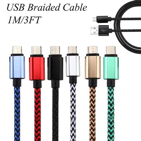 Rugged Bold Braided USB Type C 3 1 To USB 2 0 A Data Charging Cable