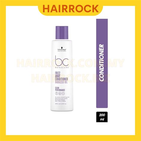 New Schwarzkopf Professional Bonacure Frizz Away Conditioner With Babassu Oil 200 Ml Shopee