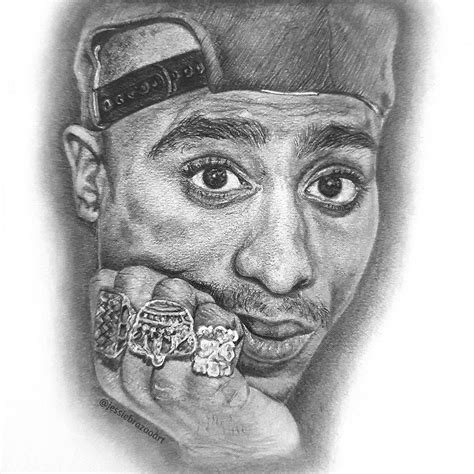 Tupac Portrait drawing | Portrait drawing, Portrait, Drawings