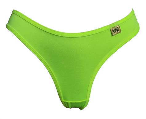 Comprar Tanga Microfibra Fio Duplo Neon Ponto Certo Lingerie