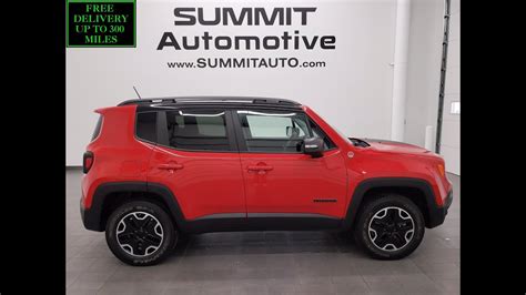 2015 Jeep Renegade Trailhawk Mysky Colorado Red Walk Around Review