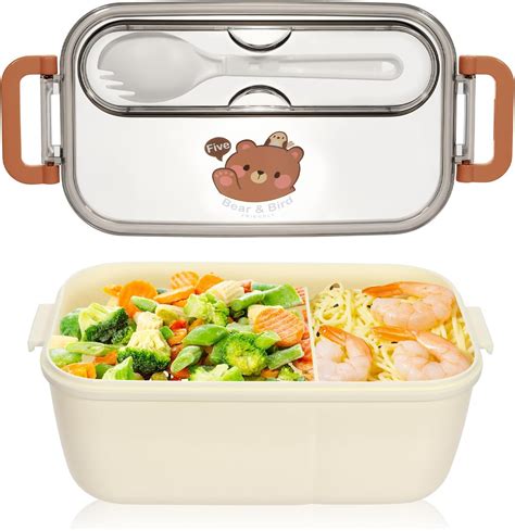 Amazon YIUNEPA Lonchera Bento Para Adultos Lonchera Bento De 40 6