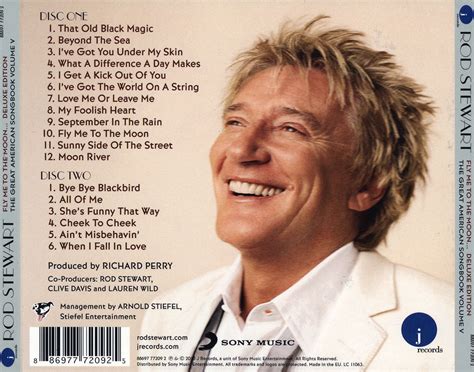 Car Tula Trasera De Rod Stewart Fly Me To The Moon The Great