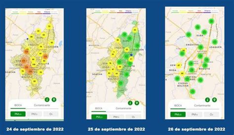 Reporte Calidad Del Aire De Bogotá Lunes 26 De Septiembre Noticias De Ambiente Secretaría