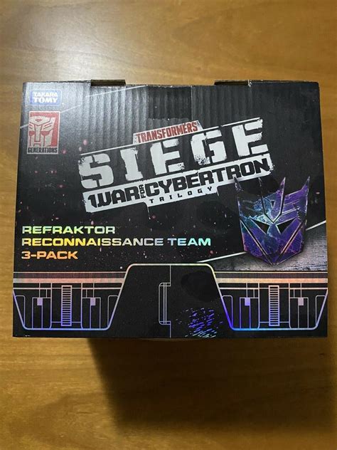 Transformers Siege War For Cybertron Refraktor Recon Spy Team 3 Pk New