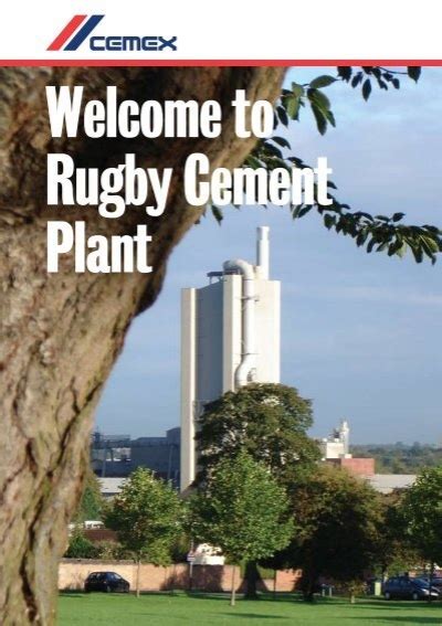 Welcome To Rugby Cement Plant CEMEX Communities