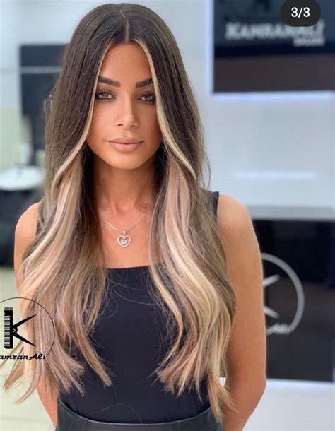 Pin By Domi Millaray On Lange Frisuren Nach Unten Blonde Underneath Hair Hair Contouring