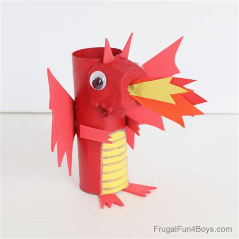 Dragon Cardboard Crafts for Kids - Kids Art & Craft