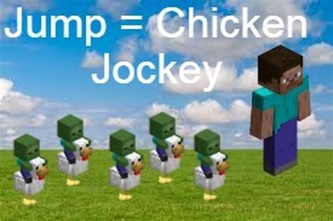 Jump = Chicken Jockey Minecraft Data Pack