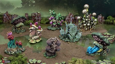 Swamp Plants - Printable Scenery