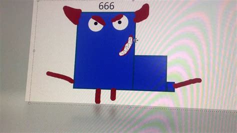 666 The Demon Of Numberblocks Youtube