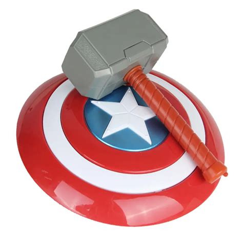 Marvel Avengers Endgame Captain America Shield Thor Hammer Action