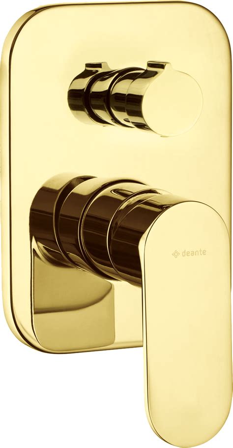 Alpinia Shower Mixer Concealed With Shower Switch Gold Bga Z P