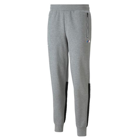 Bmw Mms Sw Pantalon Jogging Homme Puma Gris Pas Cher Pantalons De