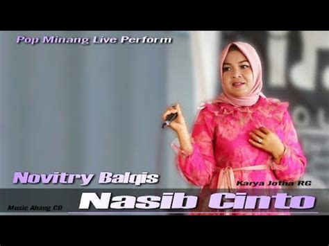 Novitry Balqis Nasib Cinto Live Perform Youtube