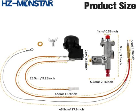 Hz Monstar Kit De V Lvula De Seguridad De Control De Gas Principal