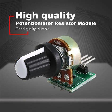 Módulo de potenciómetro de 10K Ohm módulo de resistencia de 3 pines