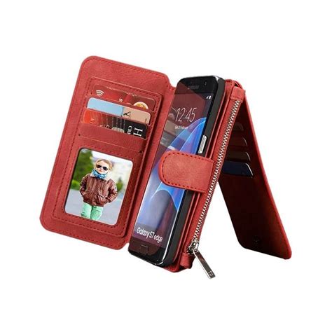 Multi Lommebok Kort Samsung Galaxy S Edge Sm G F R D Elkj P