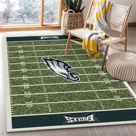 Philadelphia Eagles Imperial Homefield Rug Nfl Area Rug Bedroom Us