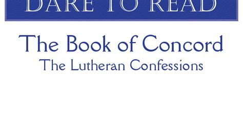 Saint And Sinner Introduction To The Lutheran Confessions The Book Of Concord