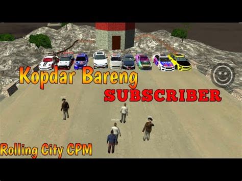 Kopdar Bareng Subscriber Konvoi Cpm Car Parking Multiplayer Youtube