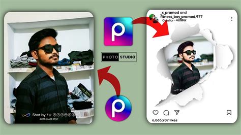 Instagram D Paper Tron Photo Editing In Picsart Picsart D Instagram