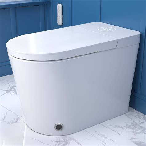 Yoakaiax Smart Toilet With Bidet Built In Smart Bidet Toilet For