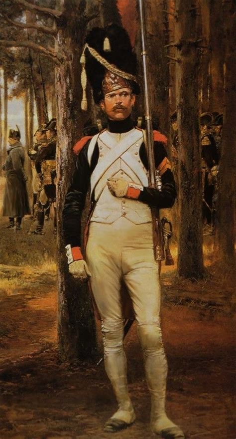 Grenadier Of The Old Guard Batalla De Waterloo Napoleón Imperio