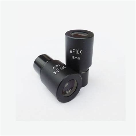 PAIR With Ocular Micrometer WF10X 18mm Wide Angle Lenses Biological