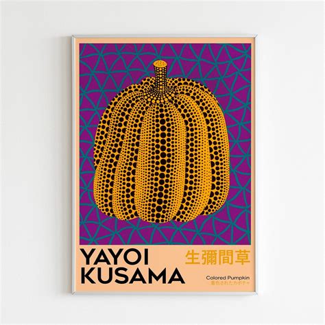 Yayoi Kusama Print Yayoi Kusama Poster Japanese Poster Exhibition