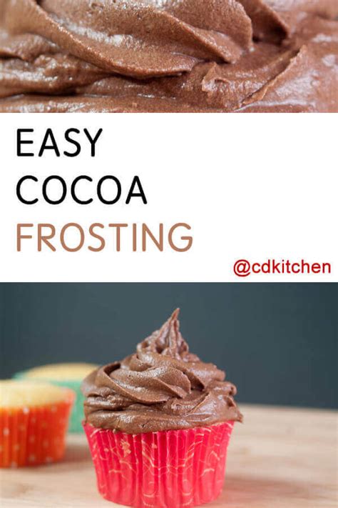 Easy Cocoa Frosting Recipe Cdkitchen