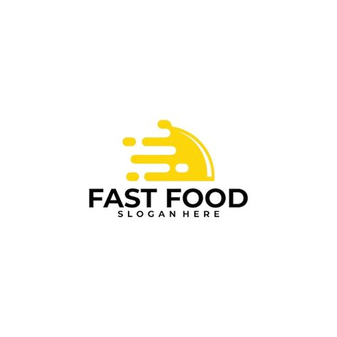 Modelo De Design De Vetor De Logotipo De Fast Food Vetor Premium