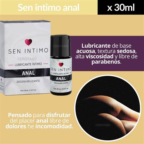 Lubricante Para Sexo Anal Sen Intimo x30 mL Cero Tabú