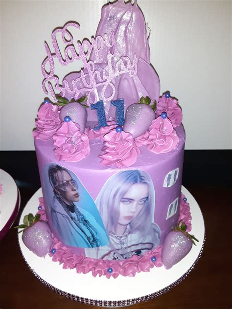 A Birthday Cake With An Image Of A Woman On It