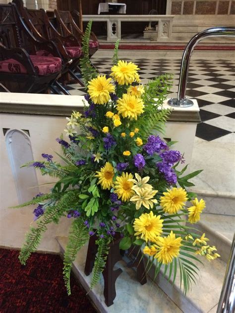 Ceremony flowers | Hydrangea flower arrangements, Yellow flower ...