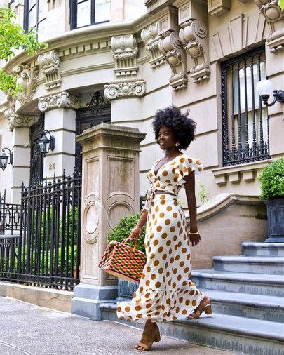 Breanna Polka Dot Wrap Dress Curated On LTK Blogger Street Style