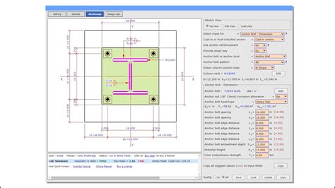 Aci Csa A Concrete Anchorage Design Quick Start Youtube