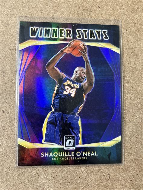 Panini Donruss Optic Shaquille O Neal Winner Stays Purple