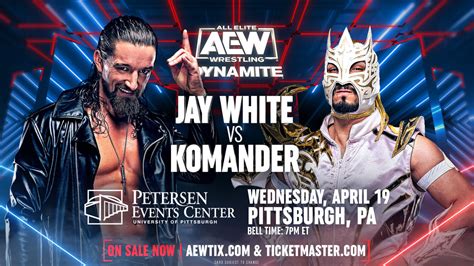 Le Premier Match De Jay White Aew Dynamite Est Annonc Catch Newz