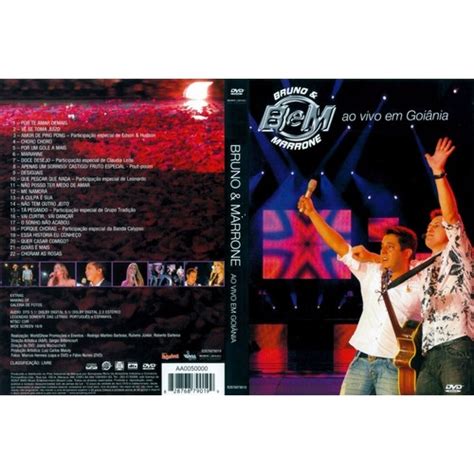 Bruno E Marrone Ao Vivo Em Goiania Dvd Original Lacrado Shopee Brasil